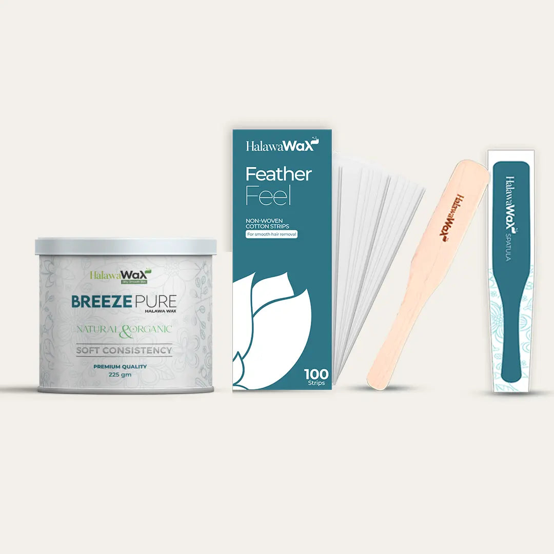 Breeze Pure Halawa Wax + Free Spatula & Strips